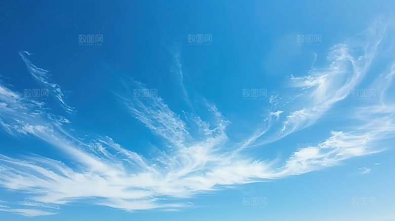 蓝天云景景观高清唯美自然白云意境