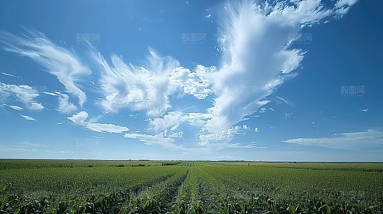 蓝天云景景观高清唯美自然白云意境