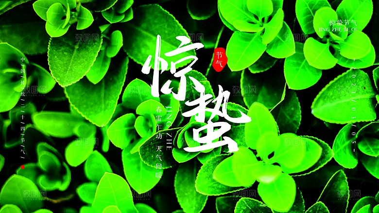 惊蛰推广宣传海报