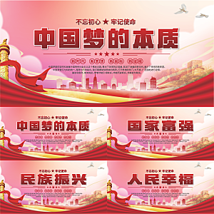 中国梦的本质展板系列