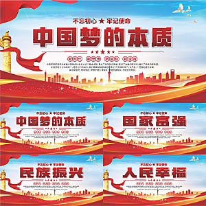 中国梦的本质展板系列