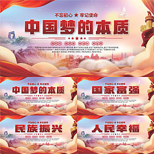 中国梦的本质展板系列