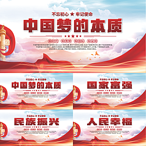 中国梦的本质展板