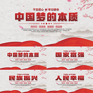 中国梦的本质展板