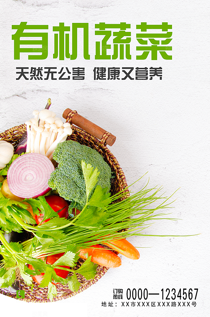 天然无公害有机蔬菜