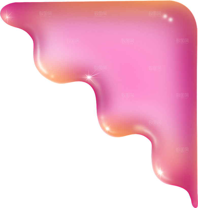 卡通可爱手绘几何图形素材