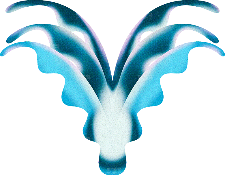 手绘艺术图形PNG元素