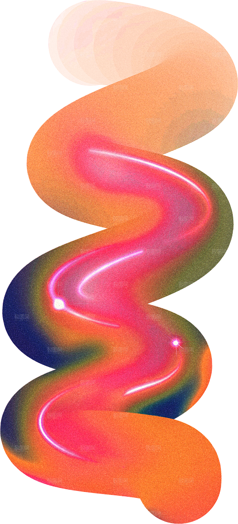 手绘艺术图形炫酷PNG元素