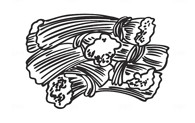 矢量草堆粮食素材