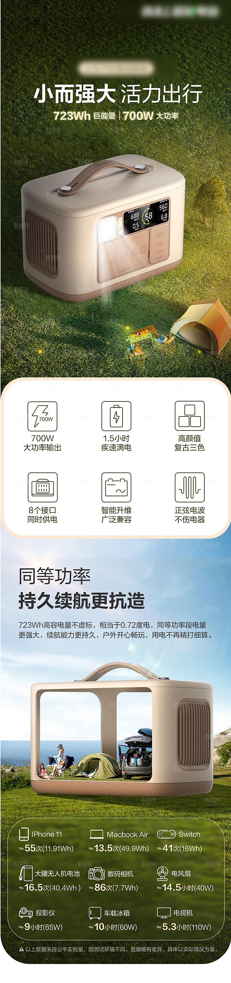 3C数码电器详情页