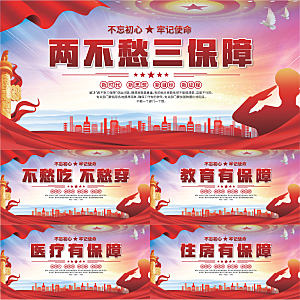 两不愁三保障展板系列