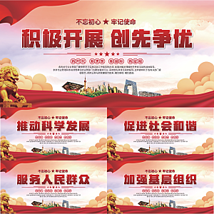 创先争优党建展板系列