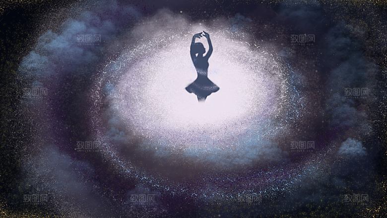 风景插画夜晚手绘
