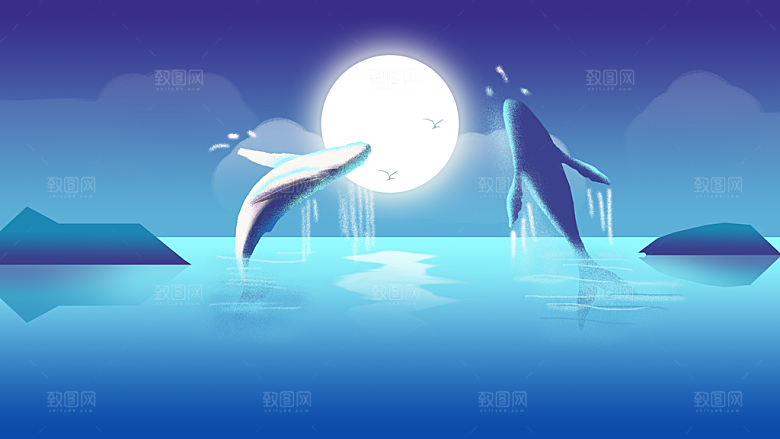 卡通手绘背景素材