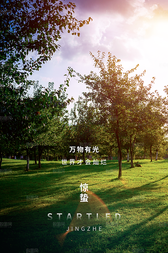 惊蛰推广宣传海报