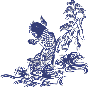 中国风手绘锦鲤鱼插画免抠PNG装饰设计