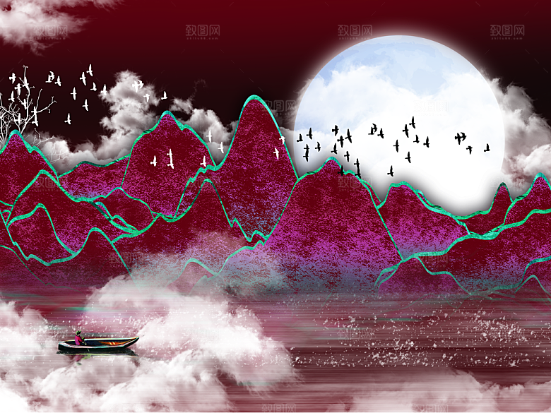 现代相册画海报素材PSD