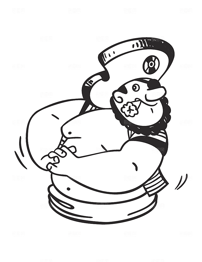 卡通人物厨师矢量素材