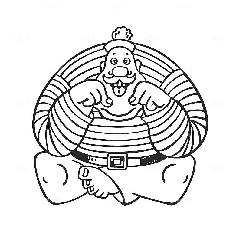 卡通人物厨师矢量素材