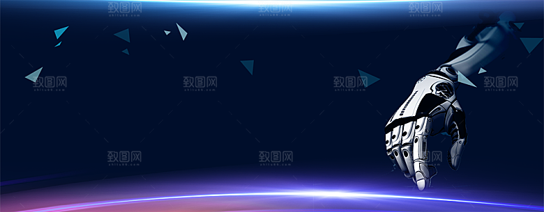 创意机器人人工智能科技VR虚拟AI时代