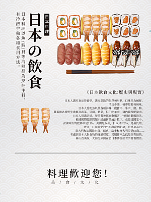 日本饮食美味寿司