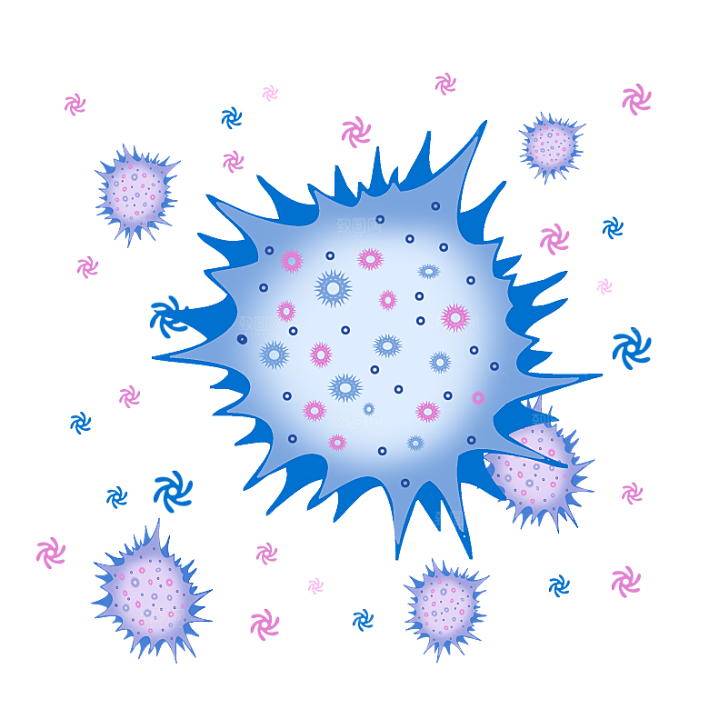 生物病毒微生物细菌病菌流感杆菌细泡组织