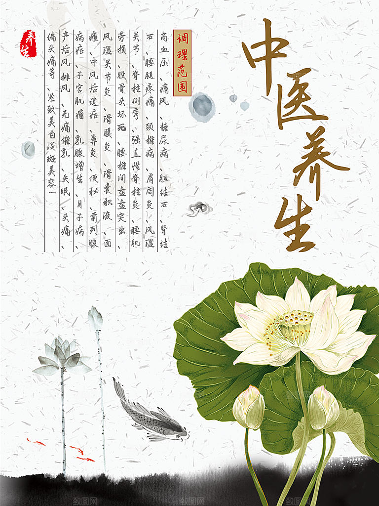 中医养生宣传海报