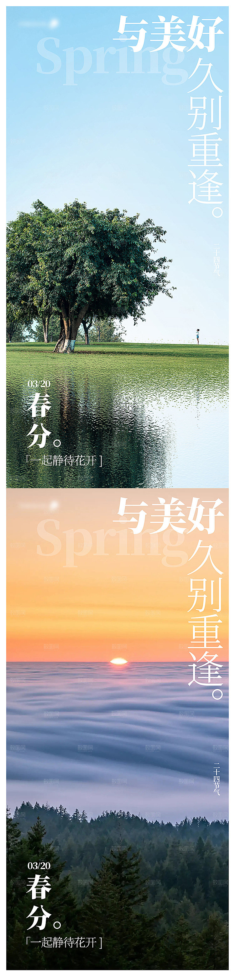 春分24节气海报