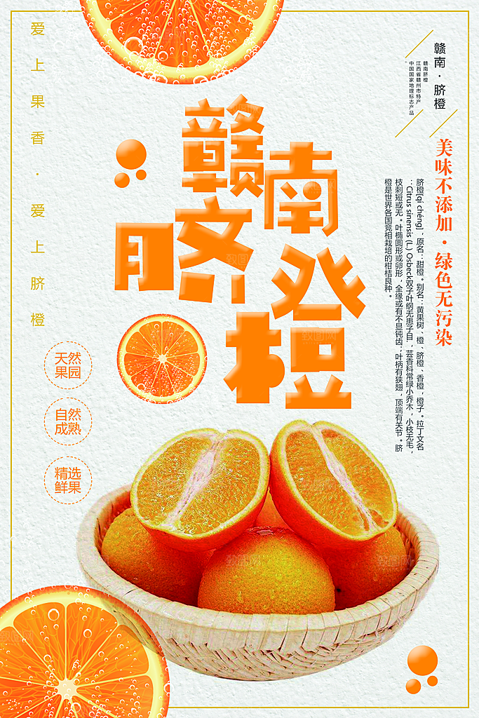 新鲜水果赣南脐橙