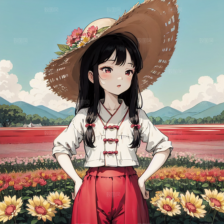 插画头像漫画风元素图片