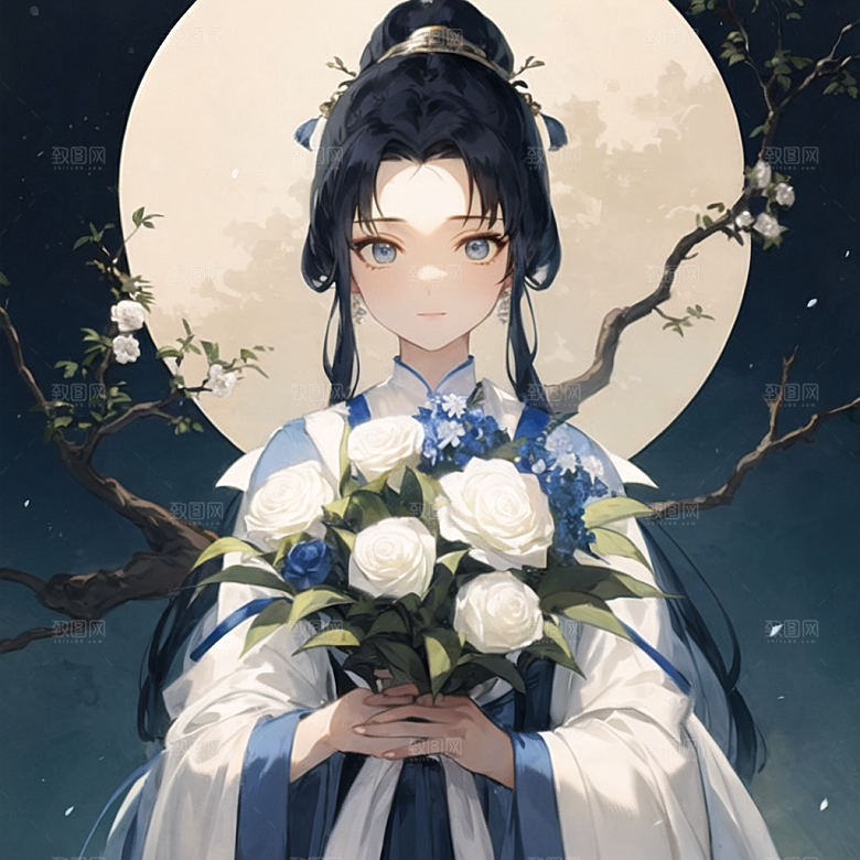 插画头像漫画风元素图片