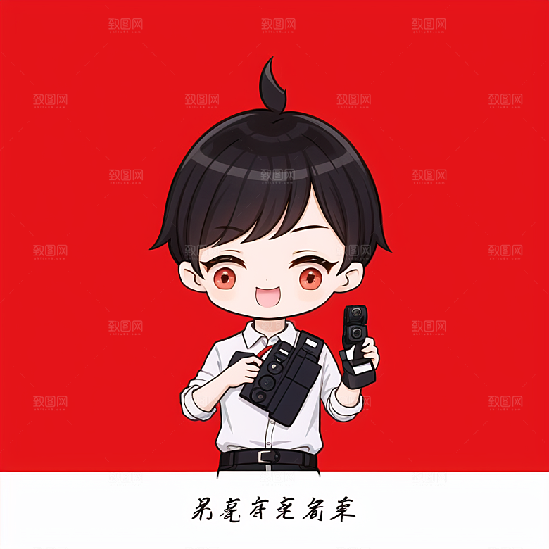 插画头像漫画风元素图片