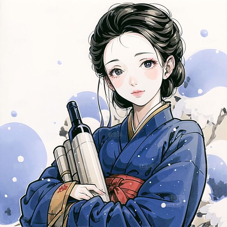 插画头像漫画风元素图片