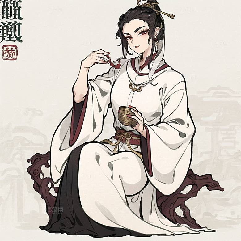 插画头像漫画风元素图片