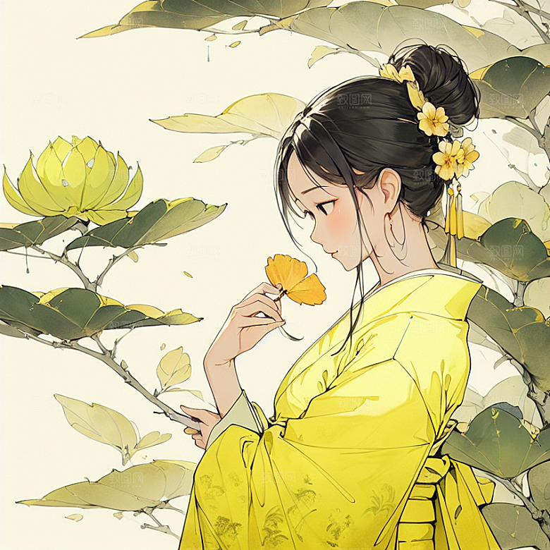 插画头像漫画风元素图片