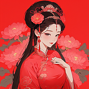 插画头像漫画风元素图片