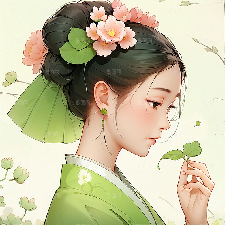 插画头像漫画风元素图片