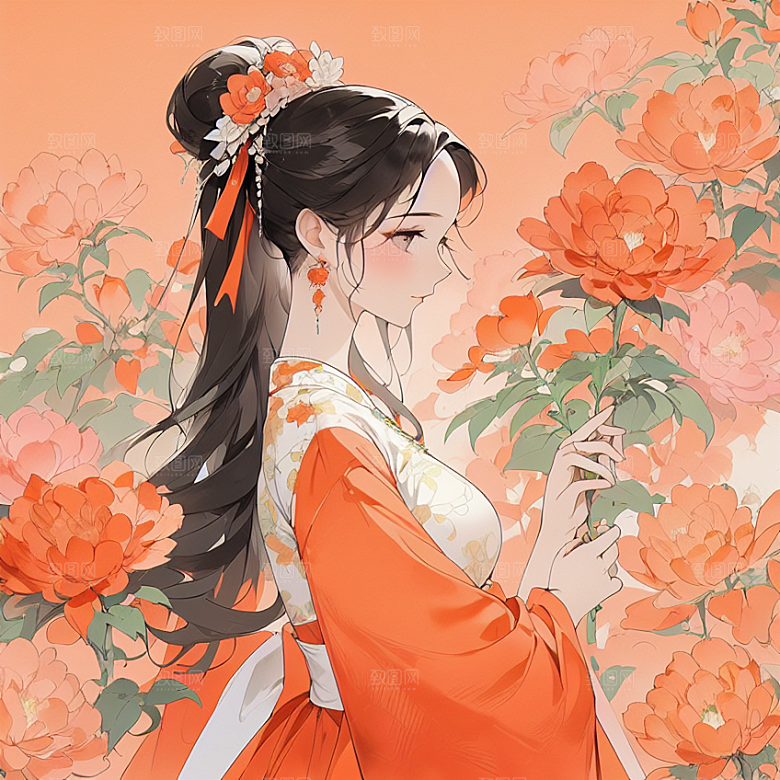 插画头像漫画风元素图片
