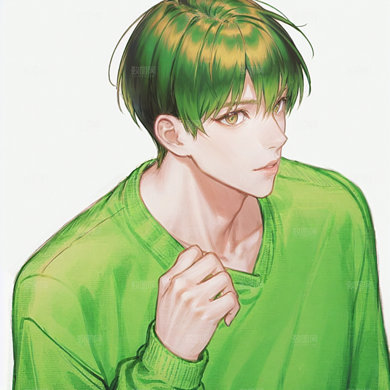 插画头像漫画风元素图片