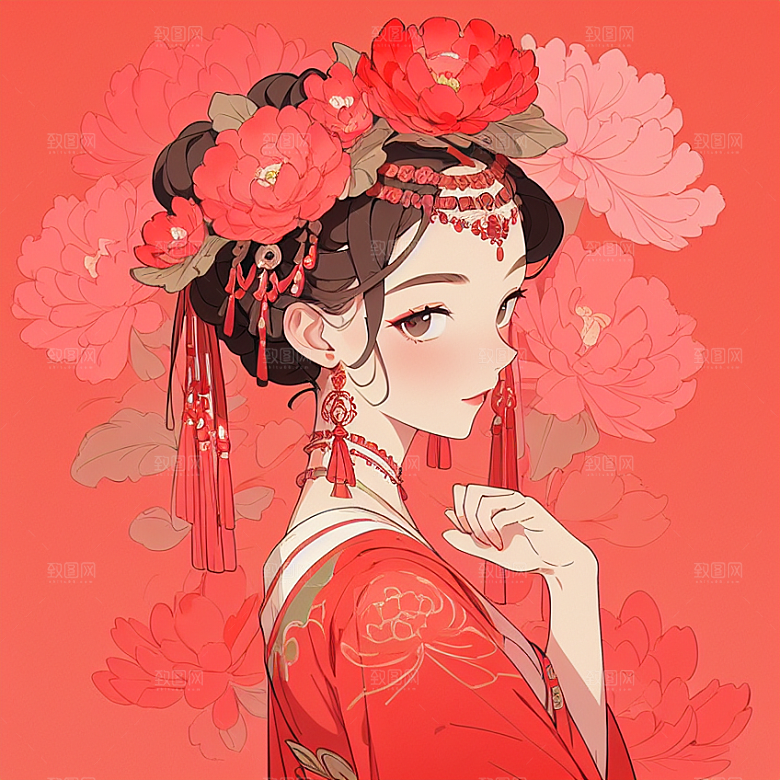 插画头像漫画风元素图片