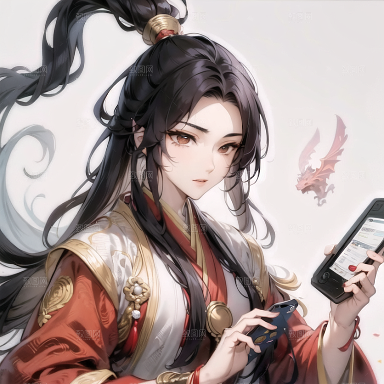 插画头像漫画风元素图片