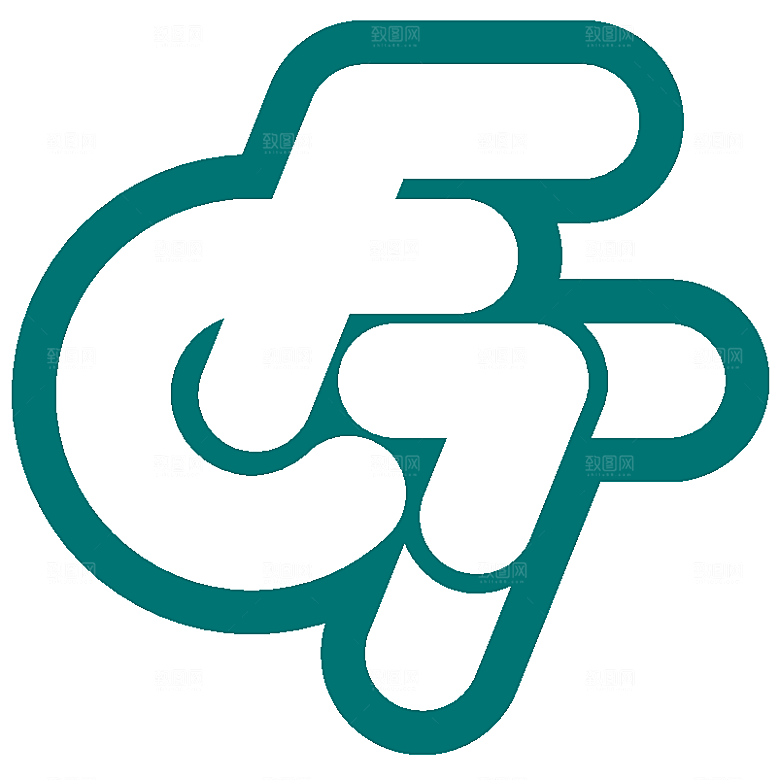 矢量英文字体变形logo设计