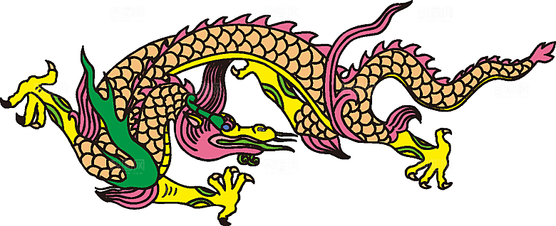 中国古典龙矢量素材