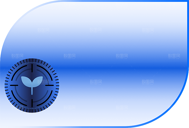 科技圆环异形边框智能云计算科幻HUD
