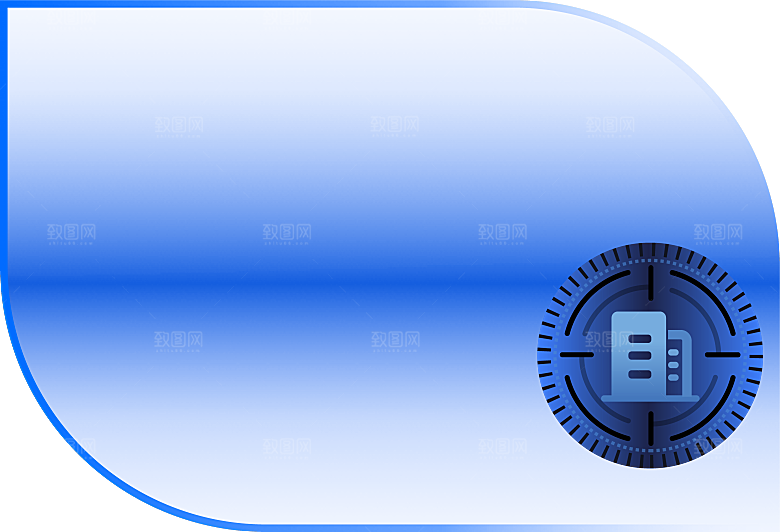 科技圆环异形边框智能云计算科幻HUD