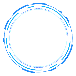 科技圆环边框智能云计算科幻HUD发光素材