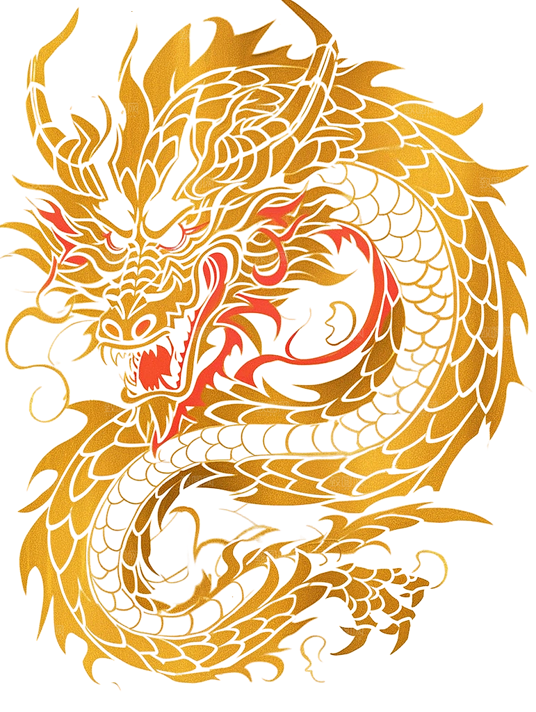 2024龙年神龙图腾龙形象3D立体