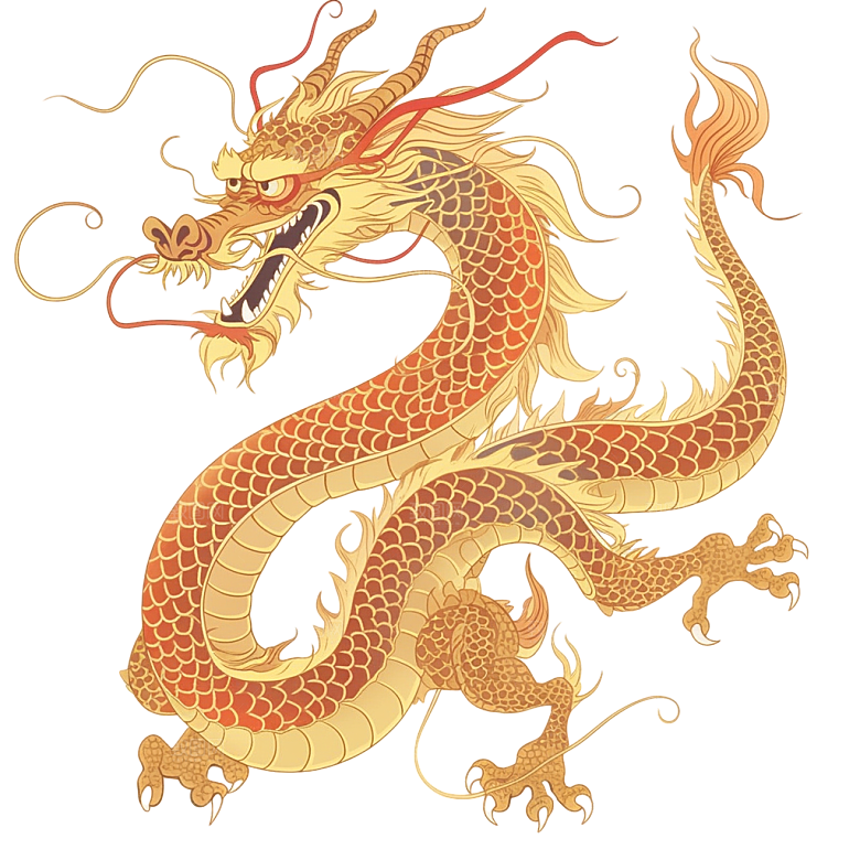 2024龙年神龙图腾龙形象3D立体