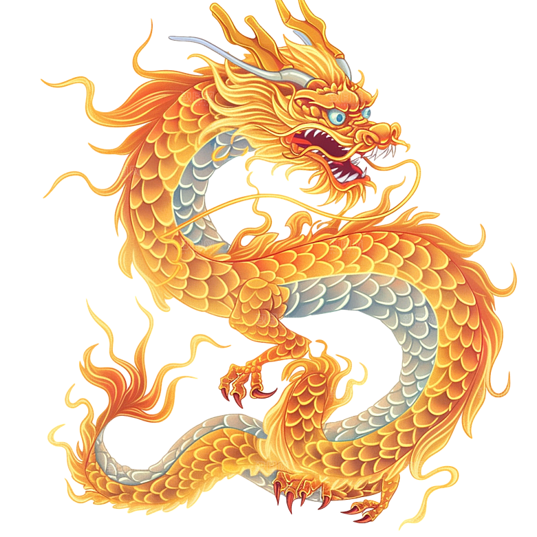 2024龙年神龙图腾龙形象3D立体