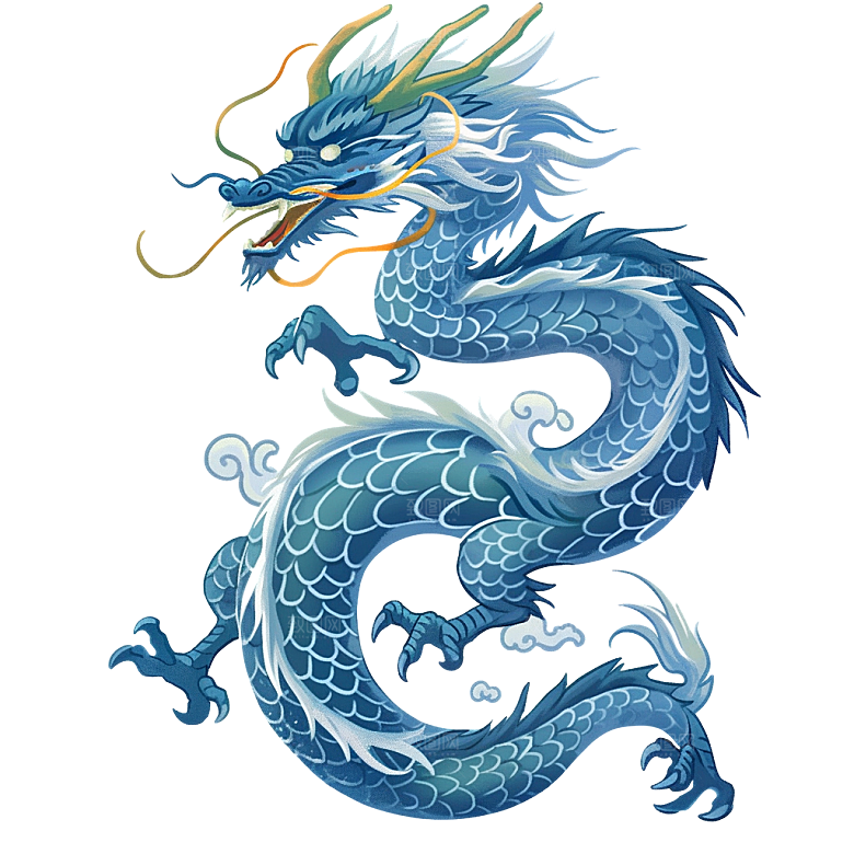 2024龙年神龙图腾龙形象3D立体素材